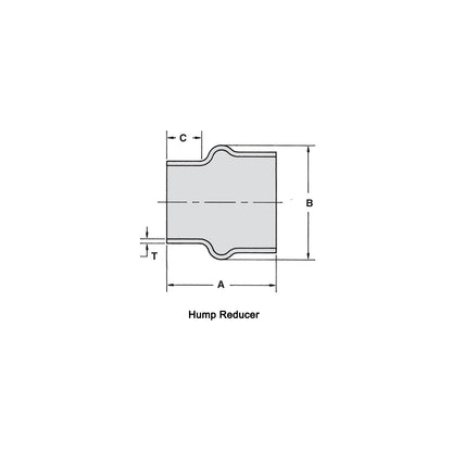 90A EPDM Rubber Hump Hose, 6" -Modern Boat Sales & Service