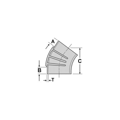 Sierra Marine 45A EPDM Rubber Hump Hose, 3-1/2" -Modern Boat Sales & Service
