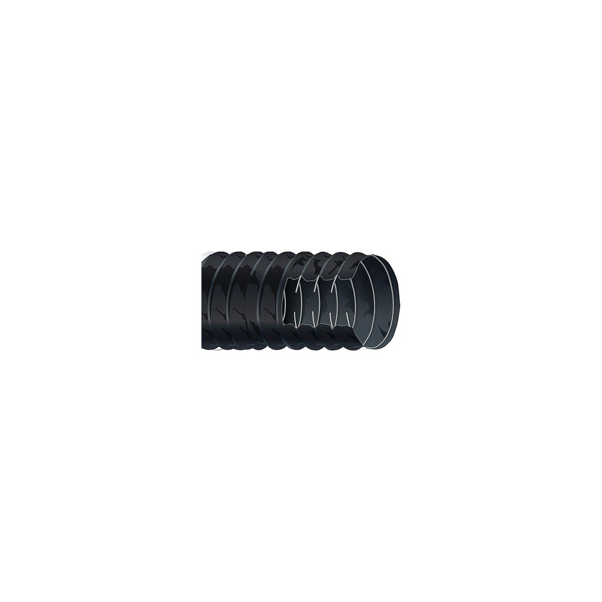 Shields Marine Series 400 & 402 Vinylvent Ducting Hose | Black -Modern Boat Sales & Service