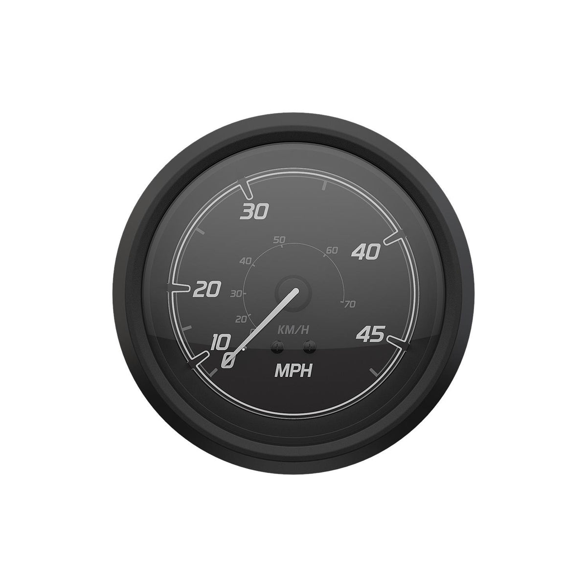Quicksilver 8M6020099 Speedometer (45mph), Black/Matte Black -Modern Boat Sales & Service