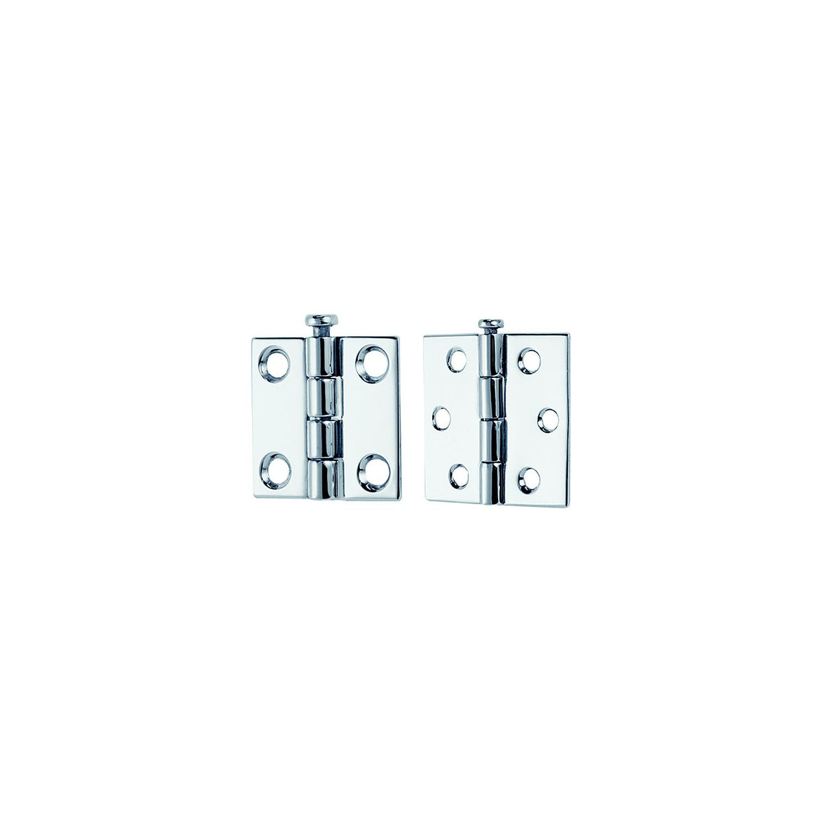 1-1/2 x 1-1/2 Rem Pin Hinges, 4 Hole #8 Fastener, 1 pr. -Modern Boat Sales & Service