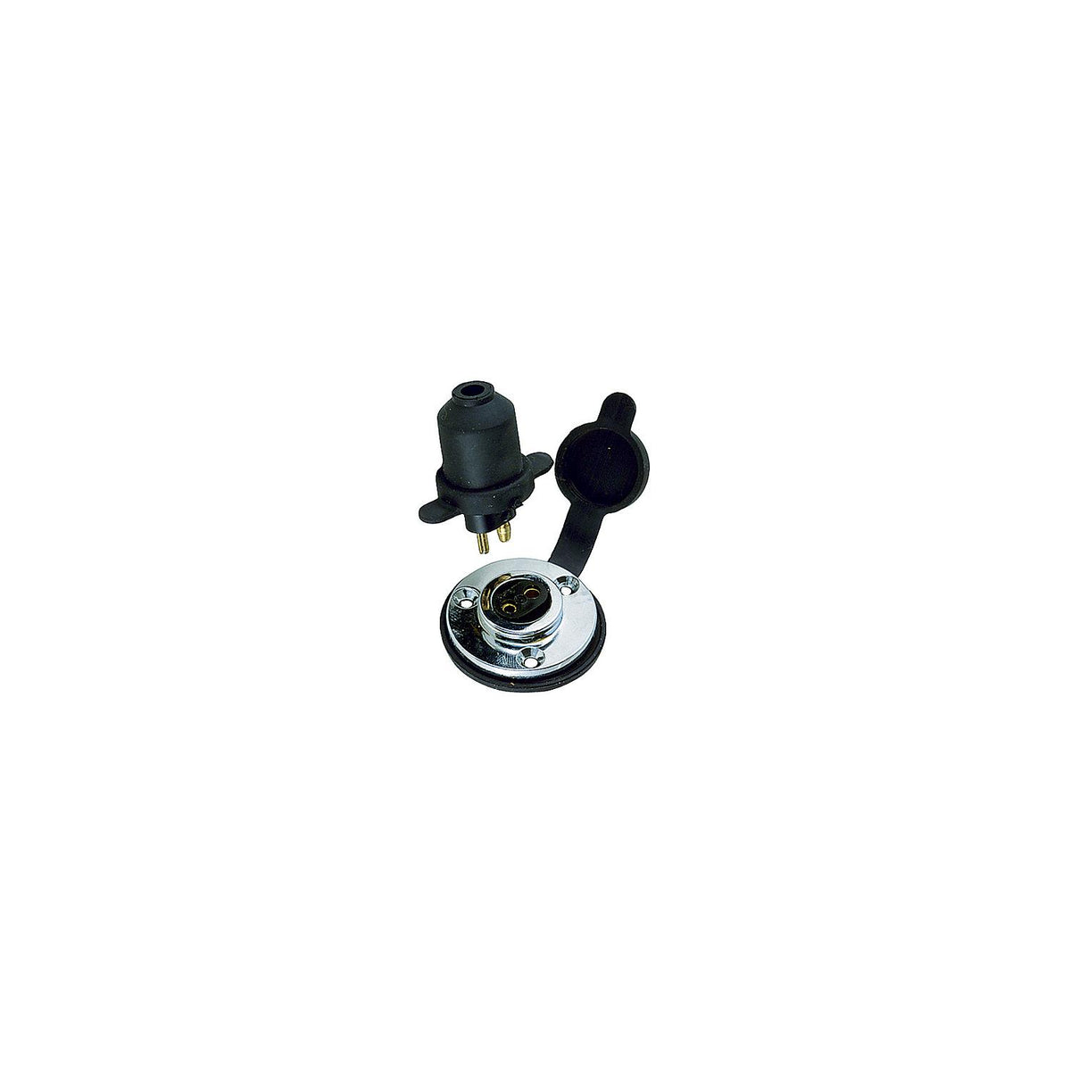 Chrome Plated Brass Watertight Deck Connection -Modern Boat Sales & Service