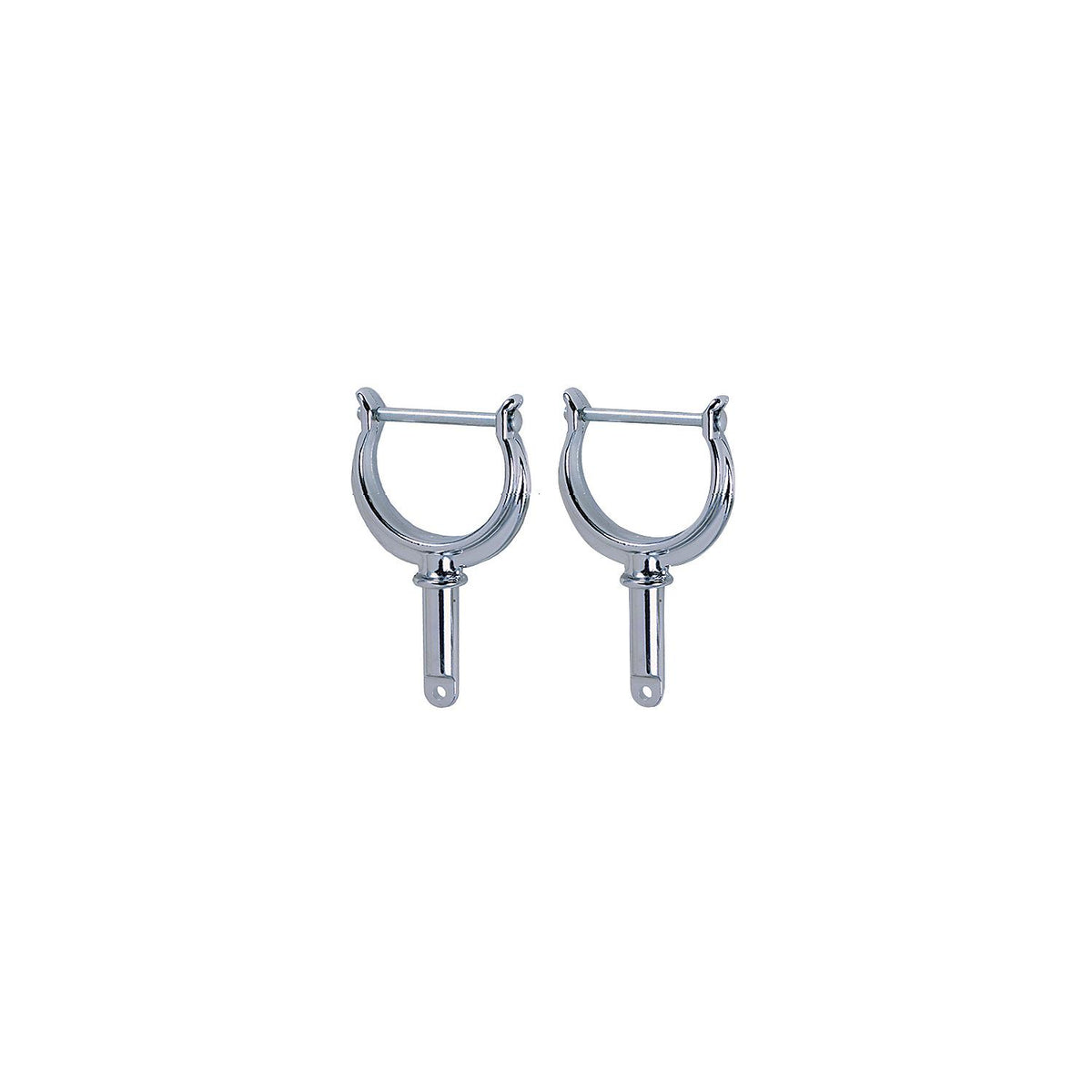 N.River Rowlock Horns Chrome, Chrome Plated Zinc, Pr. -Modern Boat Sales & Service