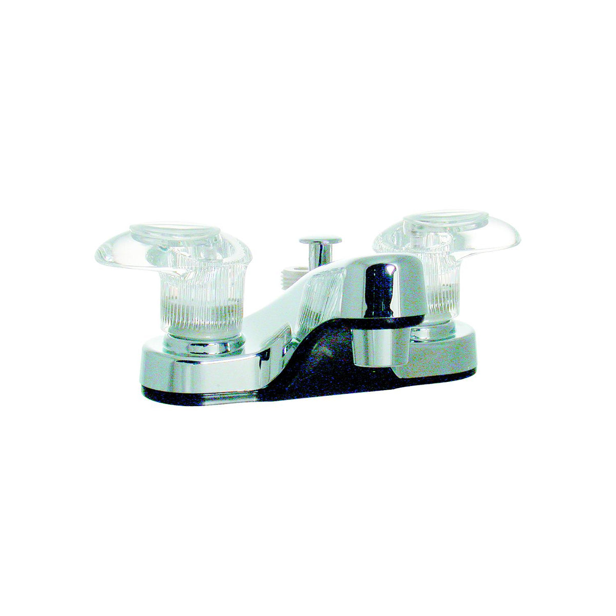Valterra Catalina PF222341 Chrome Finish RV Bathroom Lavatory Diverter Faucet with Two Clear Acrylic Lever Handles -Modern Boat Sales & Service