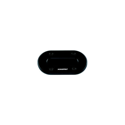 Scanstrut DSLPMULTIBLK Low Profile Multi Cable Seal, Black anodized aluminum, fits 15mm cable Default Title -Modern Boat Sales & Service