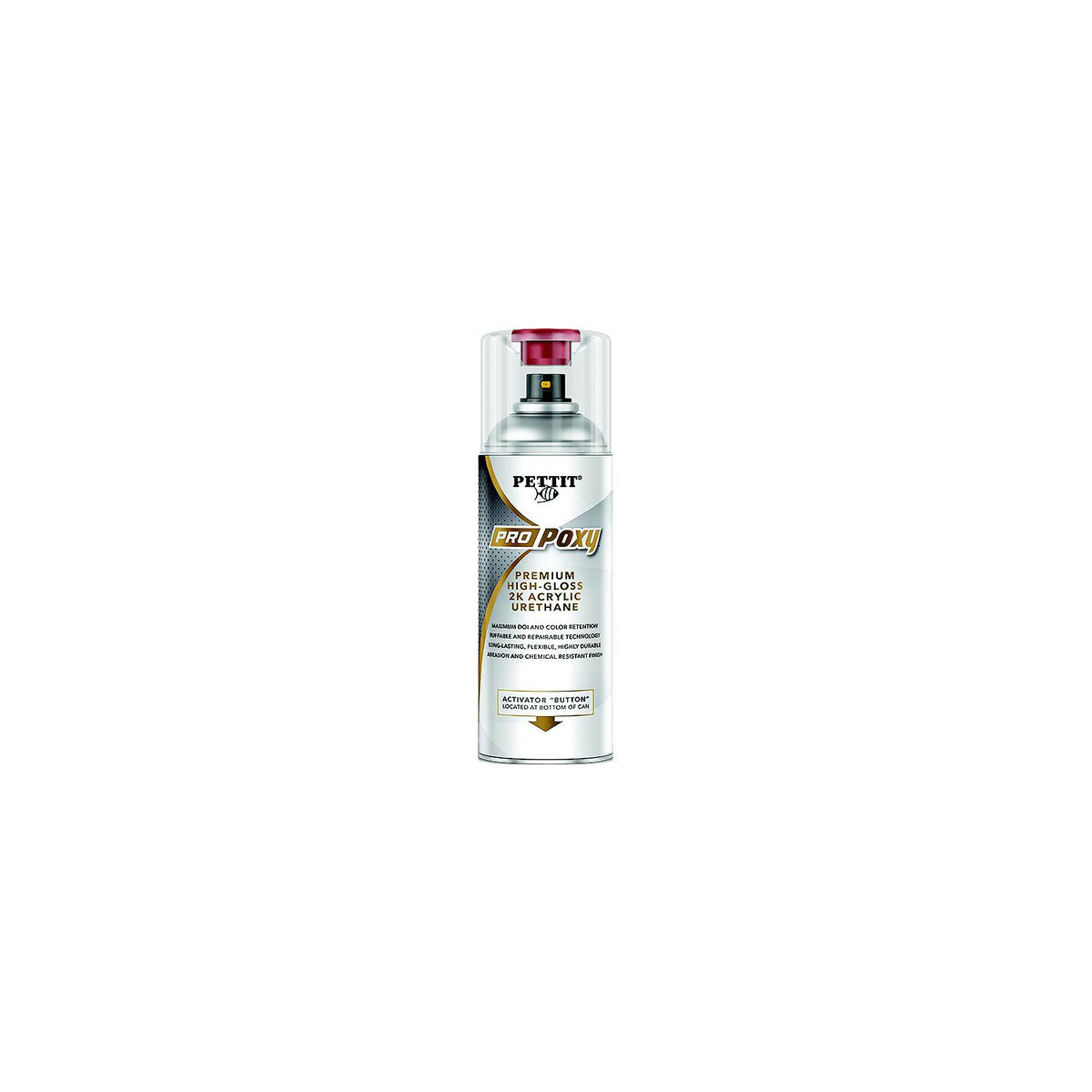 Pettit 3111A ProPoxy Acrylic Urethane Topside Paint Aerosol, Matterhorn White -Modern Boat Sales & Service