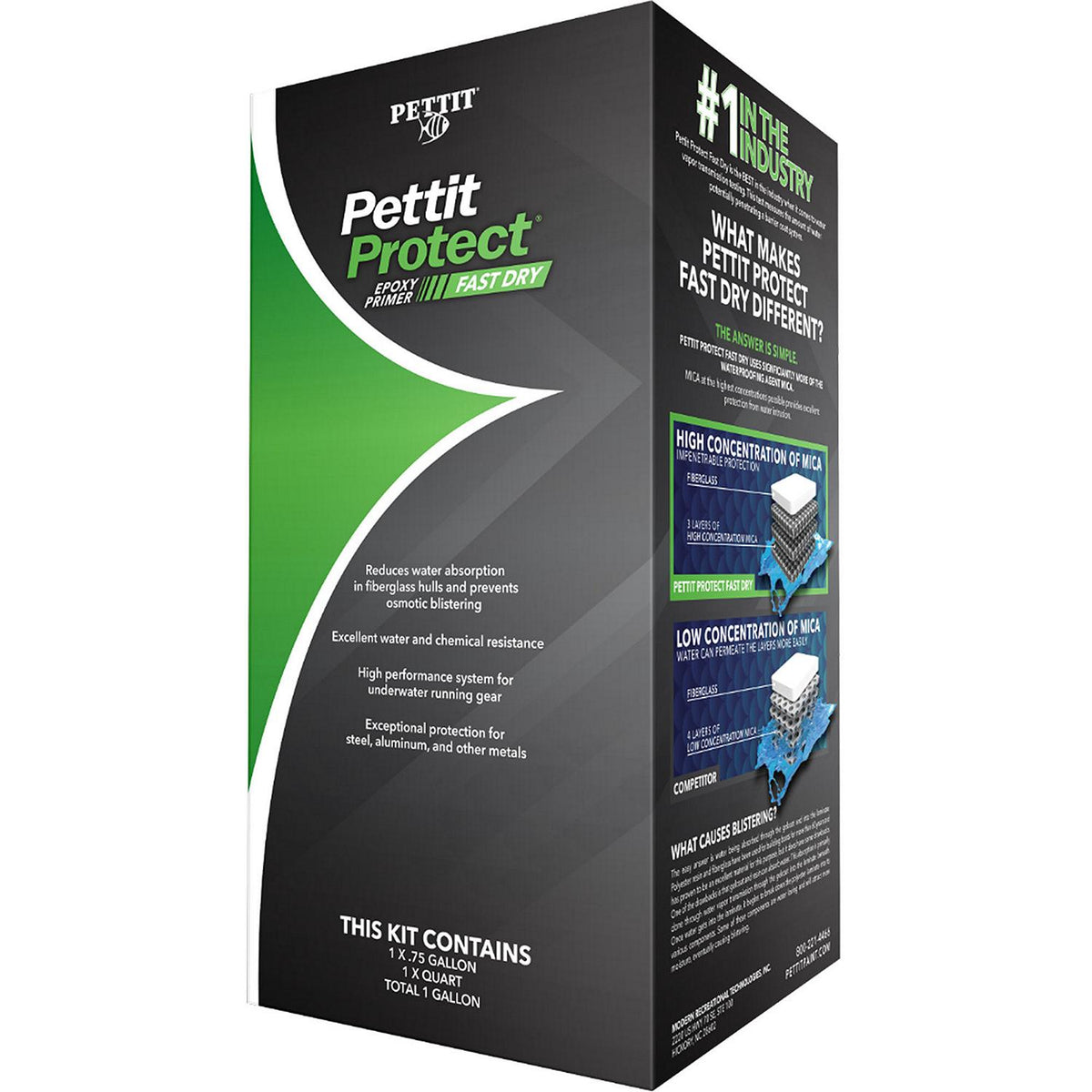 Pettit 49004901Q Protect Fast Dry Fast Dry Epoxy Primer System, Qt., White -Modern Boat Sales & Service