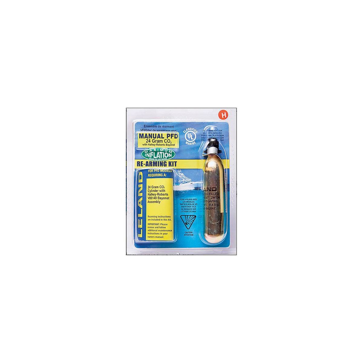 Leland V8616084204Z Rearm Kit 24 Gram Co2 With Bayonet For Manual Inflable PFD -Modern Boat Sales & Service