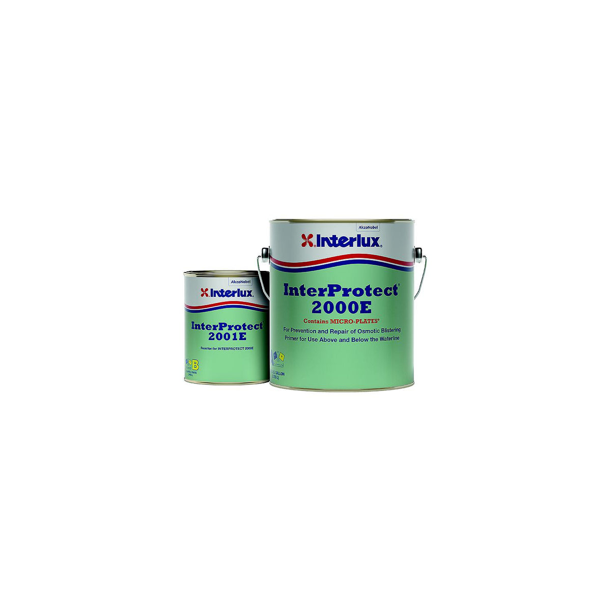 Interlux Y2000VOCKITG Interprotect Low VOC Epoxy Primer, Gray, Gal., 2/case -Modern Boat Sales & Service