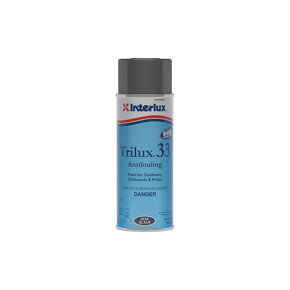 Interlux YBA063A16 Trilux 33 Antifouling Paint, Spray Can, Black -Modern Boat Sales & Service