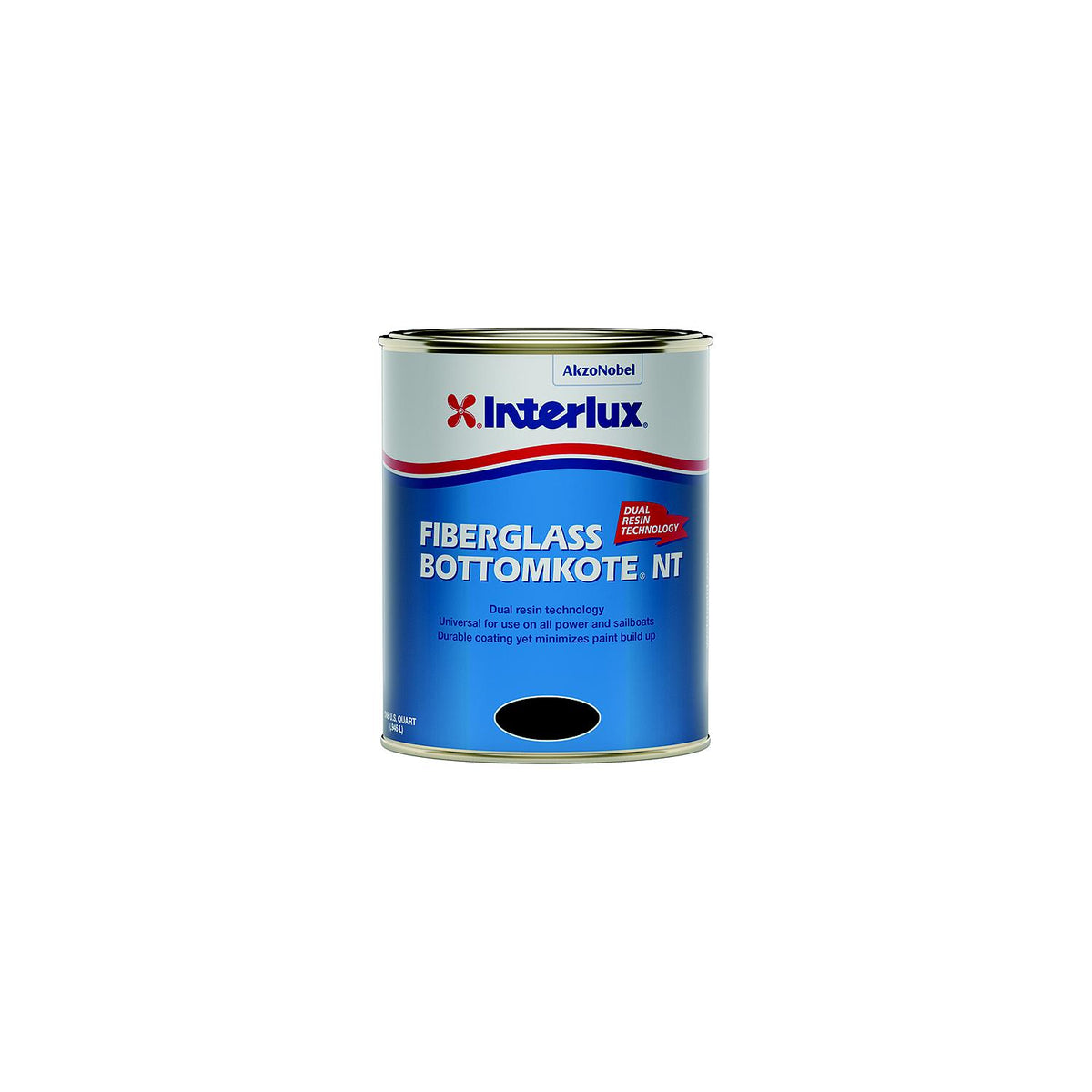 Interlux YBB349Q Fiberglass BottomkoteÂ® NT Bottom Paint, Red Qt. Default Title -Modern Boat Sales & Service