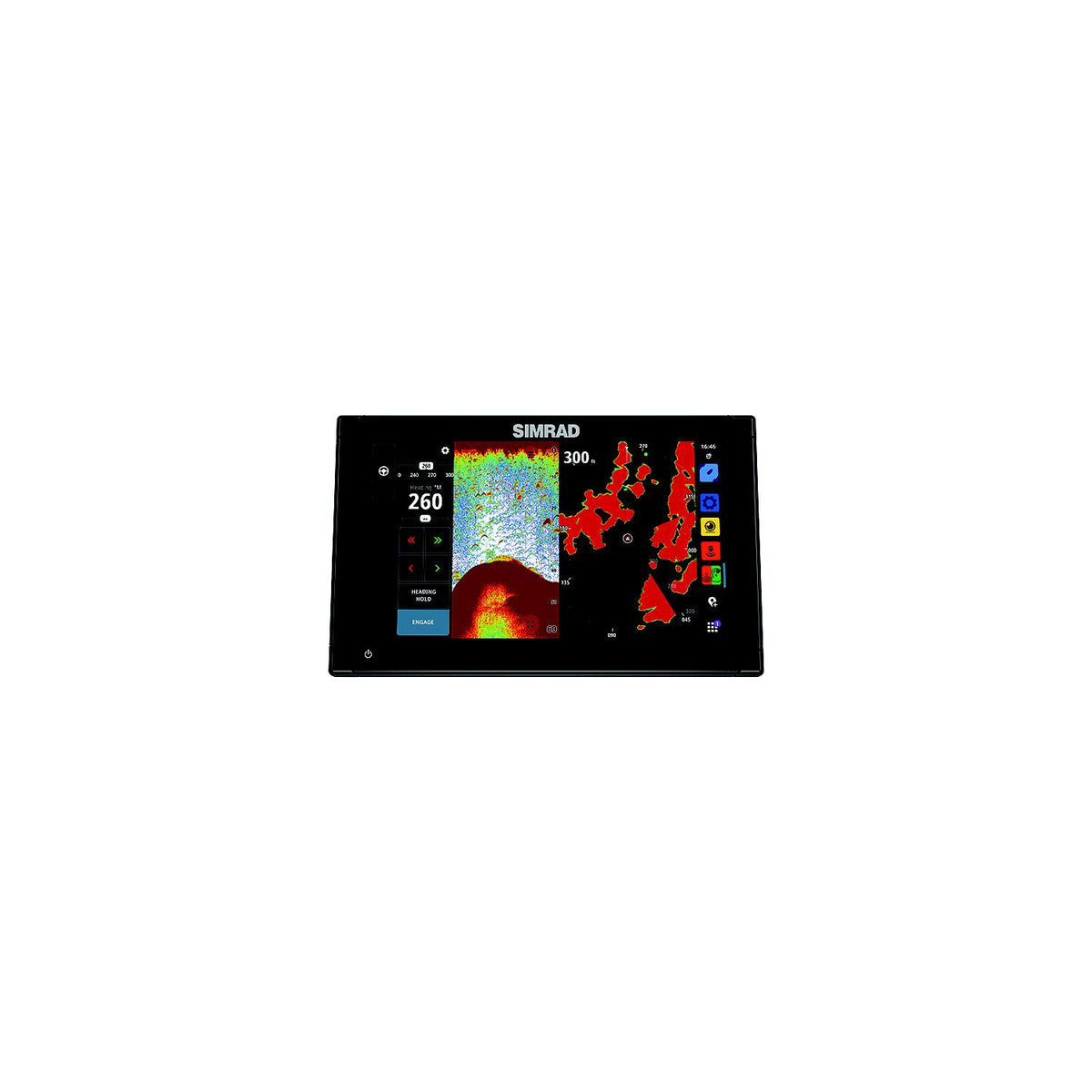 Simrad 00015218001 NSXâ„¢ 3009 Smart Chartplotter & Fishfinder, 9" w/o Transducer Default Title -Modern Boat Sales & Service