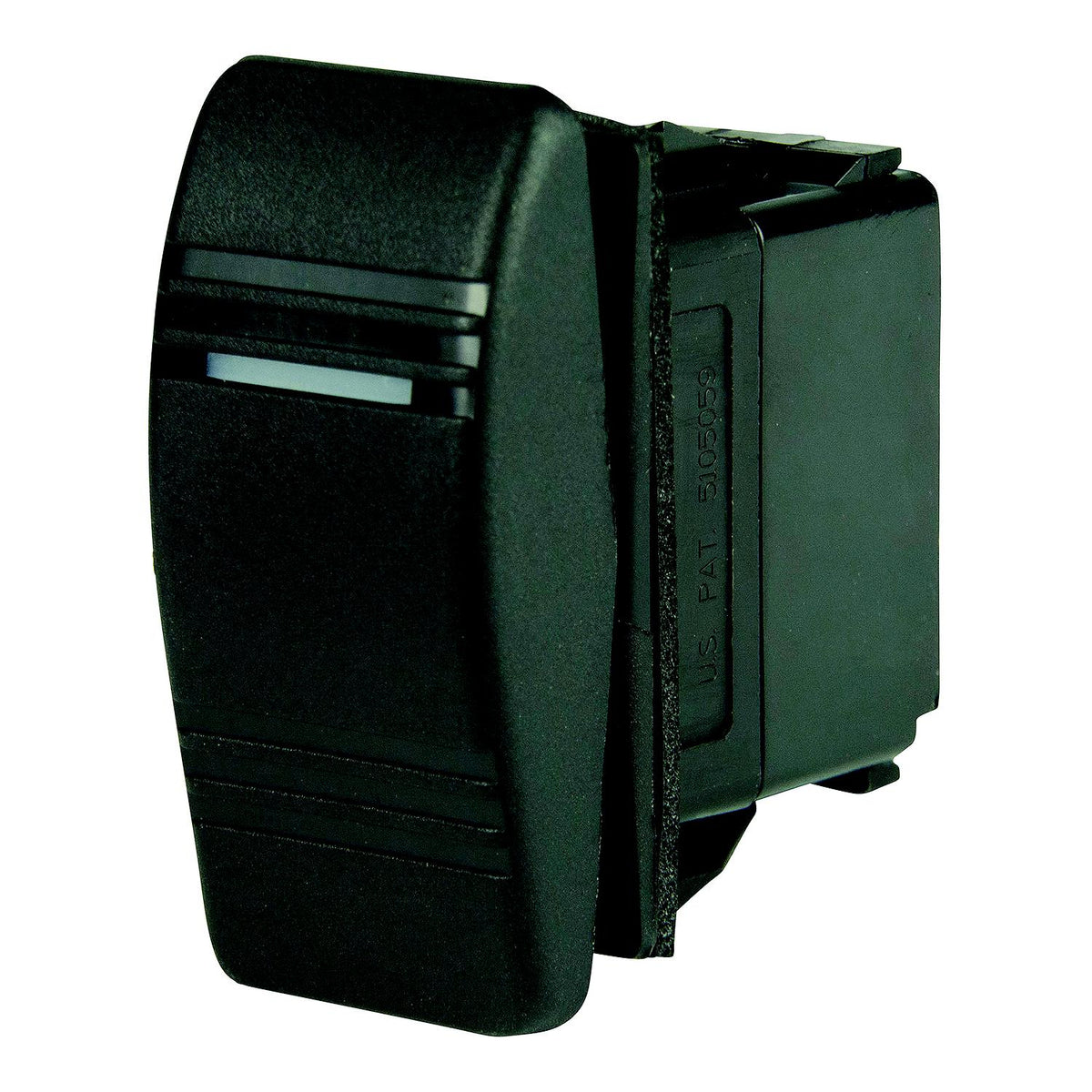 BEP 1001807 Weather Resistant Contura Rocker Switch, On-Off-(On), DPDT, 1/4" Blade Terminals, Illuminated Amber Default Title -Modern Boat Sales & Service