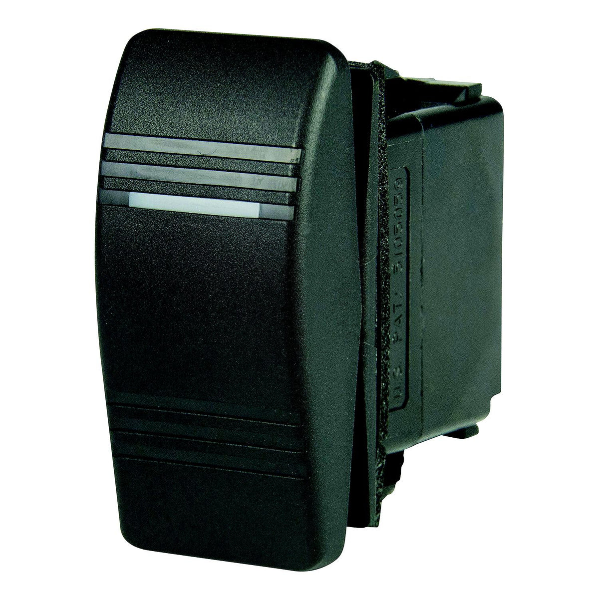 BEP 1001807 Weather Resistant Contura Rocker Switch, On-Off-(On), DPDT, 1/4" Blade Terminals, Illuminated Amber -Modern Boat Sales & Service