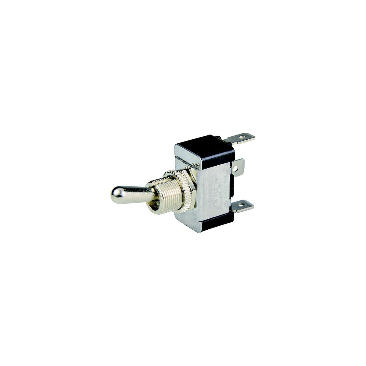BEP 1002001 Chrome Plated Toggle Switch, On-Off-On, SPDT, 1/4" Blade Terminals -Modern Boat Sales & Service