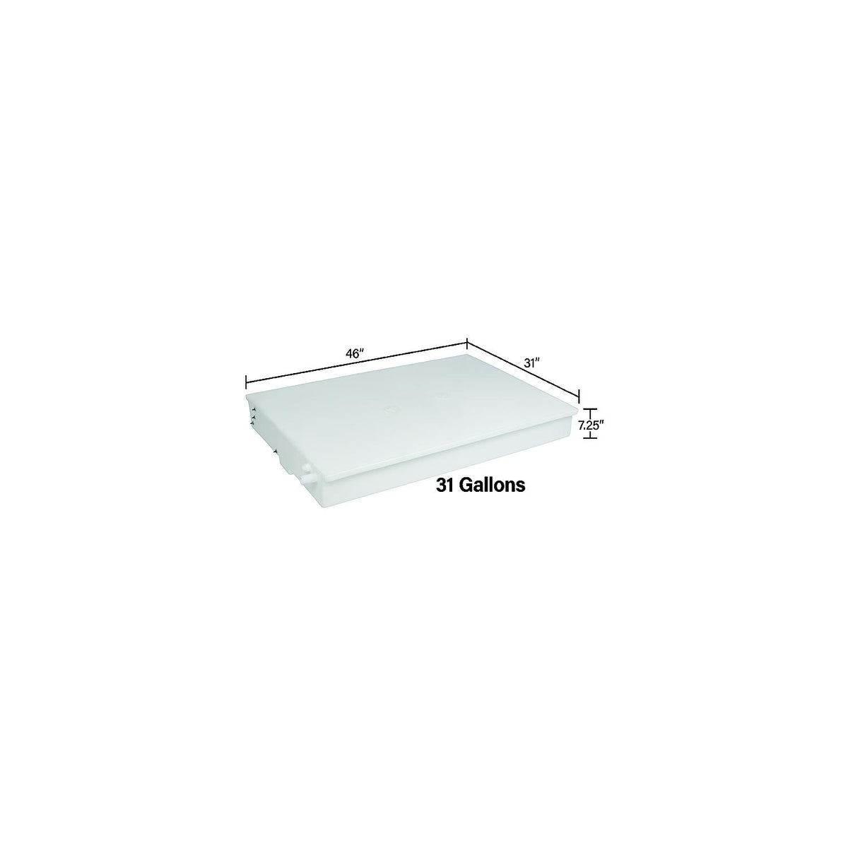 Ameri-Kart W1315001DS Fresh Water Tank, 31 Gal. -Modern Boat Sales & Service