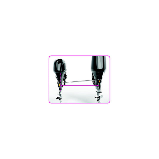 EZ Steer EZUKIT310001 Universal Auxiliary Outboard Steering System - 19-22" C-C, 3" Offset -Modern Boat Sales & Service