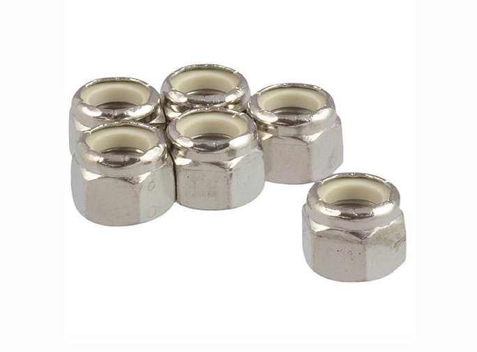 * HF6008 SeaStar 1/2" NF Nylon Brass Nuts, 6/sets / Drawer #600 -Modern Boat Sales & Service
