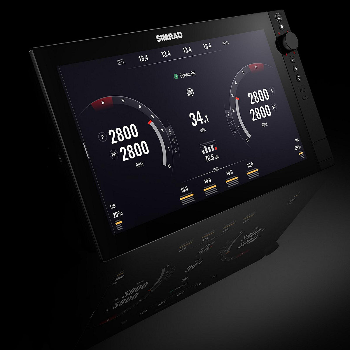 Simrad 000-16276-001 NSS 4 Chartplotter, No Built-in Sonar, 12" Default Title -Modern Boat Sales & Service