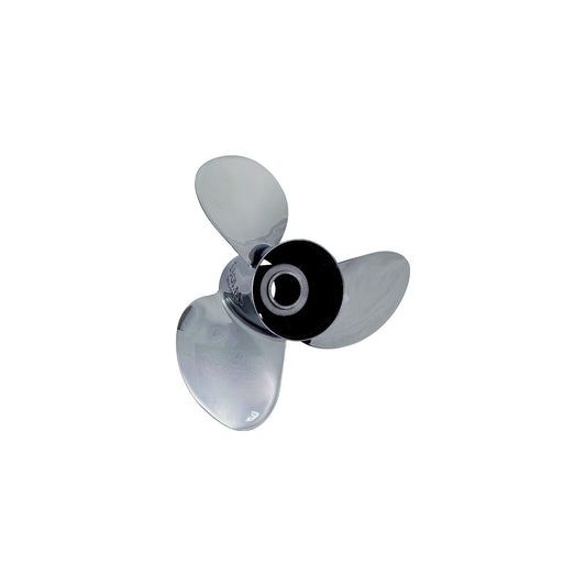 Solas Rubex NS3 Stainless Steel Interchangeable Hub 3-Blade Propeller, RH, 4-3/4" Gearcase, 14.25 x 17 -Modern Boat Sales & Service