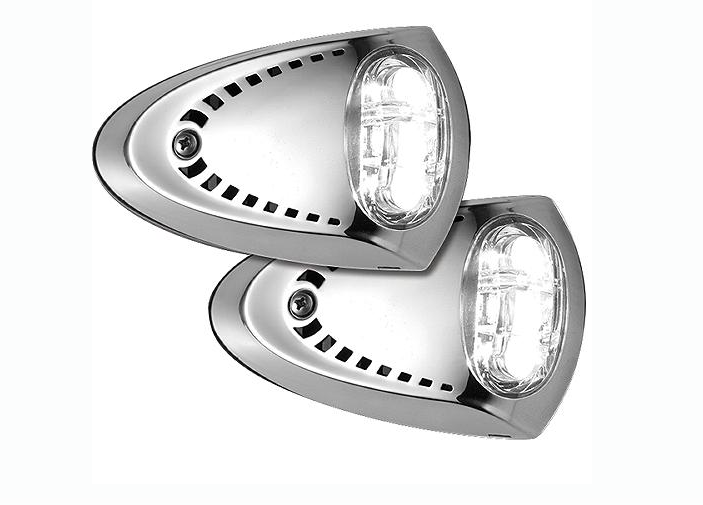 Attwood 6522SS7 Stainless LED Docking Lights, 2.8" x 4.5" / 320E -Modern Boat Sales & Service
