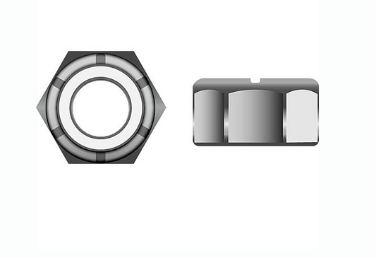 Seachoice Stainless Steel Nylon Insert Locknut, 5/16"-18 -Modern Boat Sales & Service