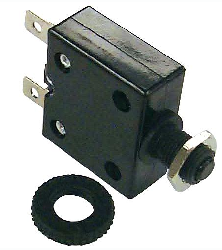 CB41210B SIERRA Push Button Circuit Breaker, 10 Amp, Black / W5 -Modern Boat Sales & Service