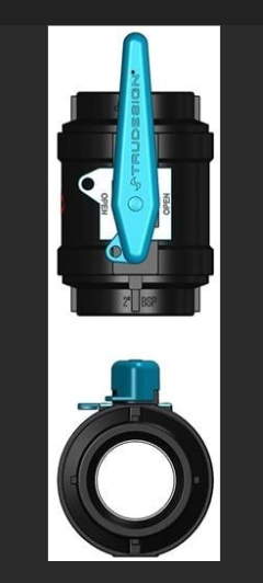 * 90661 GEMLUX Ball Valve 1" NPS, Black / J5 -Modern Boat Sales & Service
