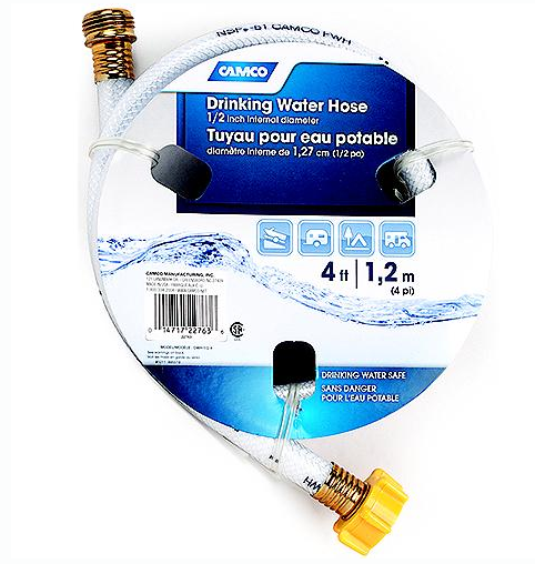 22763 Camco TastePURE Drinking Water Hose 1/2" x 4'L/80D -Modern Boat Sales & Service