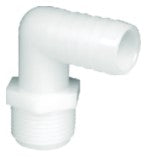 33311W Nylon Hose Barb Elbow 1/2" x 1/2" -Modern Boat Sales & Service