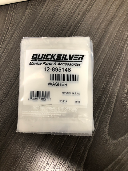 * 895146 Mercury Marine Quicksilver WASHER/Drawer #064 -Modern Boat Sales & Service