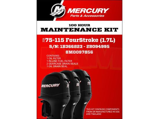 * 8M0097856 Mercury Marine 75-115HP 100hr Maintenance Kit/385D -Modern Boat Sales & Service