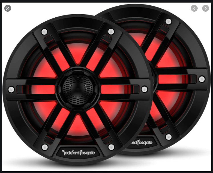* #M1-6B ROCKFORD FOSGATE M1 SPEAKER PAIR 6" BLACK /60G -Modern Boat Sales & Service