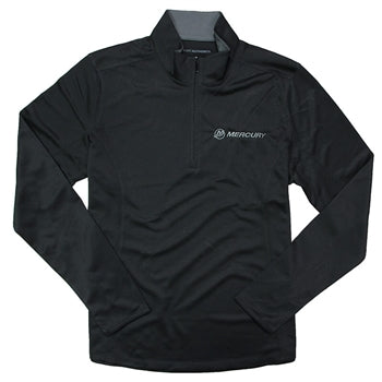 * 619824 Womens Performance 1/4 zip Pull Over Small BLACK/325H -Modern Boat Sales & Service