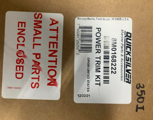 * 8M0168222 Mercury Marine Quicksilver Power Trim Kit/PS -Modern Boat Sales & Service