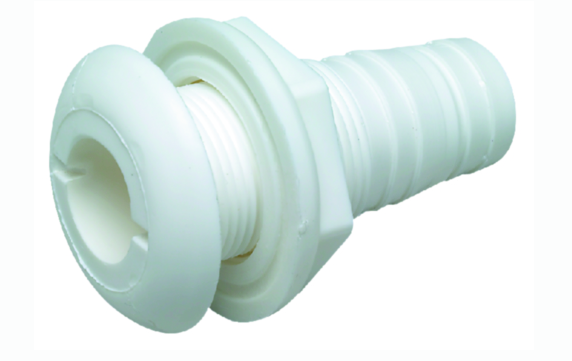 * 18030 SeaChoice 5/8" White Plastic Thru-Hull /320G -Modern Boat Sales & Service