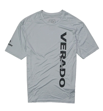 * 604124 Men Verado PERFORMANCE Short Sleeve Tee/2X/Mercury ShirtLarge Gray/325F -Modern Boat Sales & Service