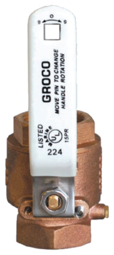 IBV250 Groco IBV Bronze Full-Flow In-Line Ball Valve /335G -Modern Boat Sales & Service