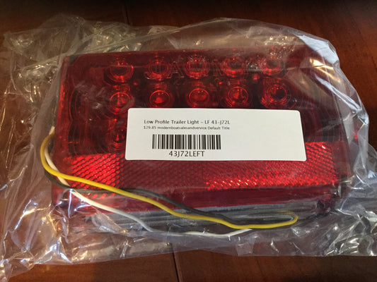 701-001 LED Low Profile Trailer Light - LF 43-J71L /335C -Modern Boat Sales & Service