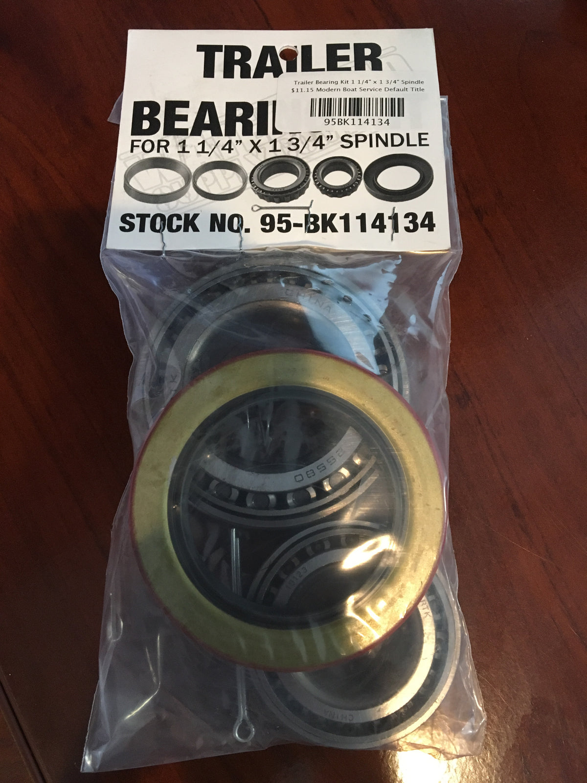 Trailer Bearing Kit 1 1/4" x 1 3/4" Spindle RED /335C -Modern Boat Sales & Service