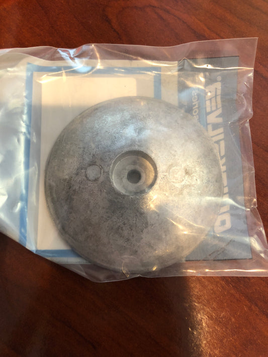 * 847332 Mercury Marine Outboard Anode Mercury Trim Tab Zinc 3''/H3 -Modern Boat Sales & Service