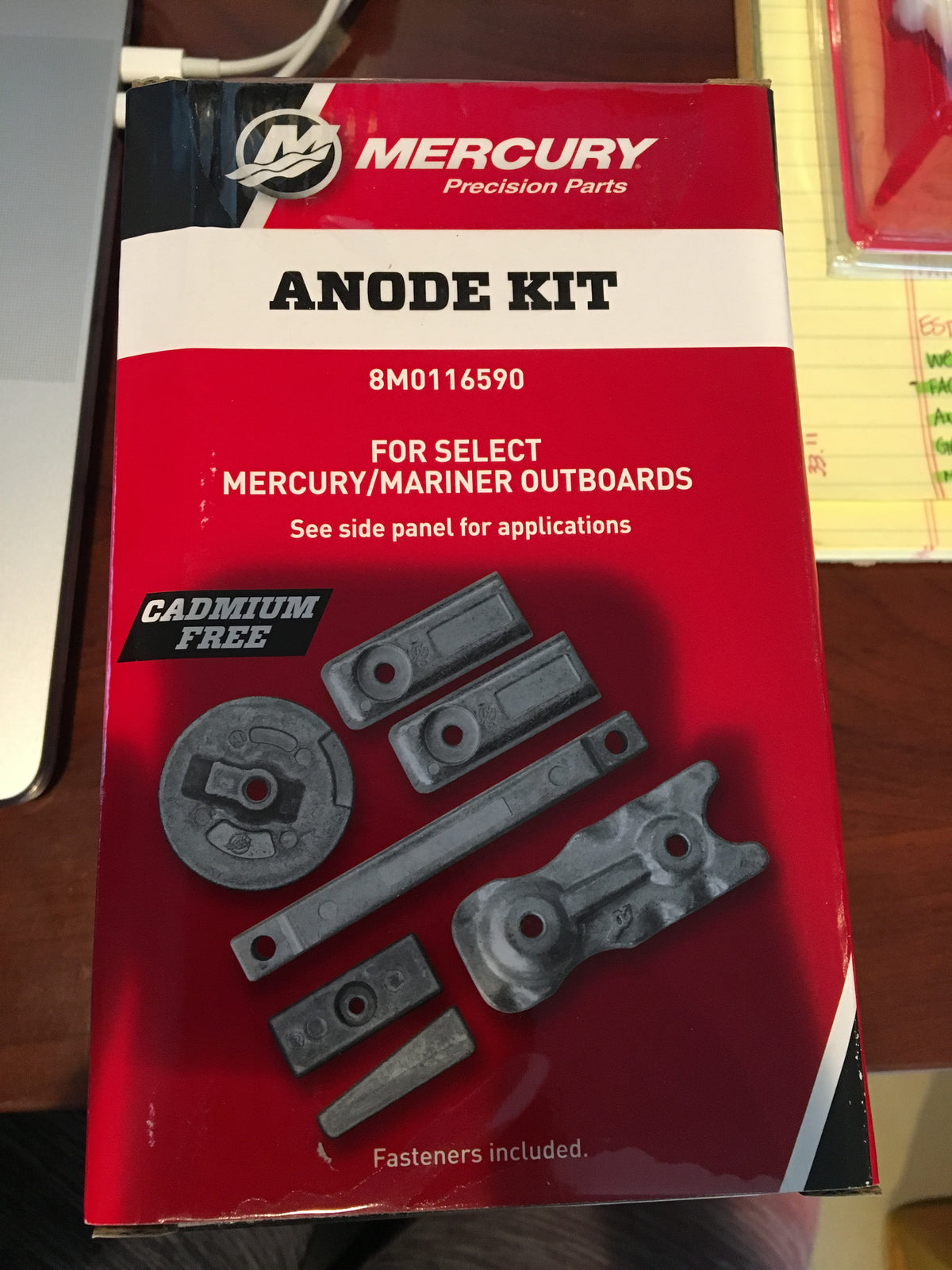 * 8M0116590 Mercury Marine Outboard Anode Kit L6 Verado 350 HP 8M0116590/I4 -Modern Boat Sales & Service